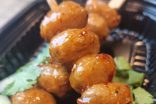 Look Chin Nua - Kyllinge/oksekøds kødboller 1000 G. (Ca. 100 stk.)