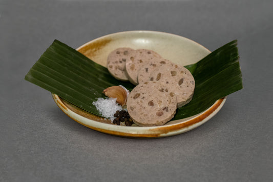 Moo Yor — Vietnamesisk kogepølse med skind 220 g.